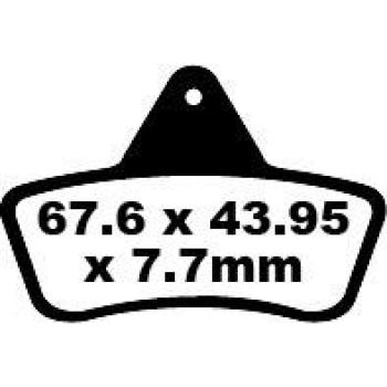 BRAKE PAD EBC FA271TT