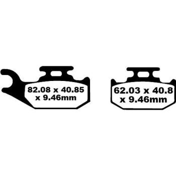 BRAKE PAD EBC FA317TT