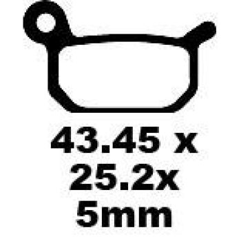 BRAKE PAD EBC FA325TT