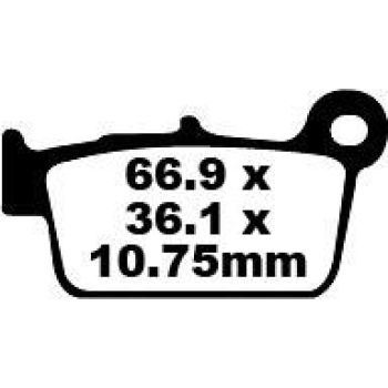 BRAKE PAD EBC FA367TT