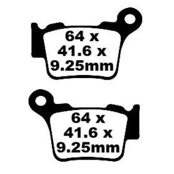 BRAKE PAD EBC FA368TT