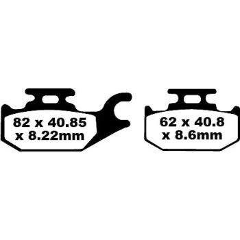 Piduriklotsid EBC FA413TT