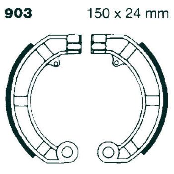 BRAKE SHOES EBC 903