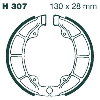 BRAKE SHOE EBC - PE H307