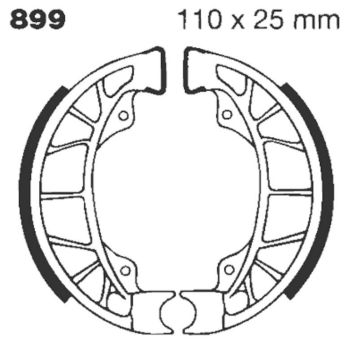 BRAKE SHOE EBC - PE 899