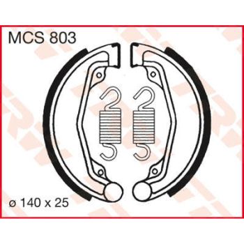 BRAKE SHOES TRW MCS803