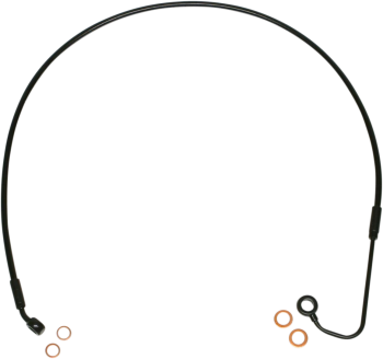 LINE BRAKE MID UPR XR BLK