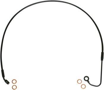 LINE BRAKE MID UPR XR BLK
