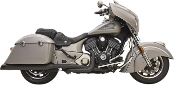 EXHAUST T-DUAL IND CHF BK