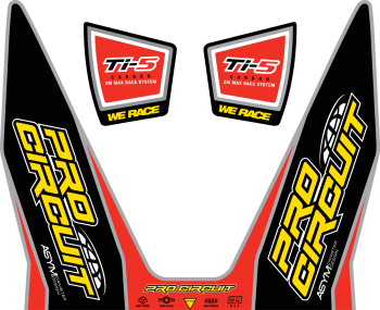 EXHAUST STICKER KIT TI-5