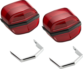 TAILLIGHTS TRI GLIDE RED LENS