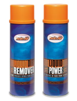 Twin Air Liquid Power Spray + Liquid Dirt Remover Spray Pak (2x500ml)
