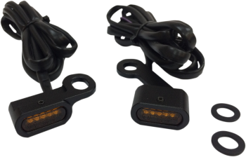 LIGHTS MRKR BLK AMBR XL