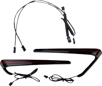 LIGHTS SADDLEBAG LED RED LENS