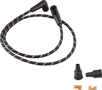 WIRES BLK/WHT BRAID