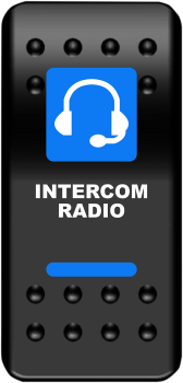 SWITCH ROCKER INTERCOM BU