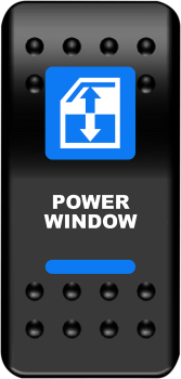 SWITCH RKR PWR WINDOW BU