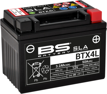 BATTERY BTX4L SLA 12V 50 A
