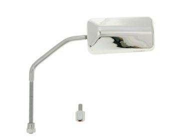 mirror F1 left / right, M8 long right-hand thread incl. adapter, chrome