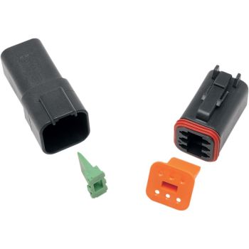 NAMZ RECEPTACLE,DEUTSCH,BLK 6