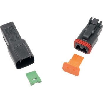 NAMZ PLUG,DEUTSCH,BLACK 2 PIN