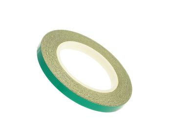 reflective wheel / rim stripe 5mm in width - green - 600cm in length