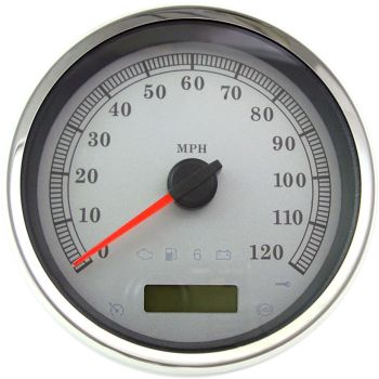 SPEEDOMETER SLVR MPH 5