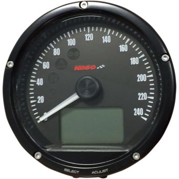 D75 SPEEDOMETER BK 0-240 KMH