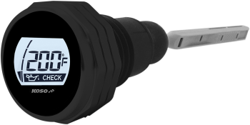 OIL TEMP DIPSTICK HD BLK