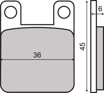 Brake pads, Front / Rear