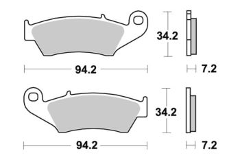 Sbs Brakepads Racing Sintered