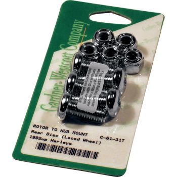 BOLT SET ROTOR LACE CHR