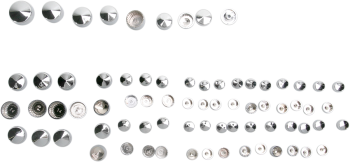 COVERS BOLT 86-03XL CHR