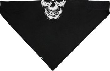 "BANDANNA SF BKWT SKULL"