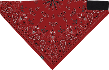 "BANDANNA SF RED PAISLEY"