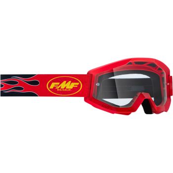 GOGGLE YTH FLAME RD CLR