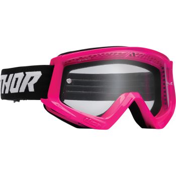 GOGGLE COMBAT YTH FL PK/BK