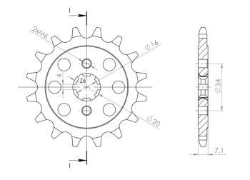 JT frontsprocket 1903.12