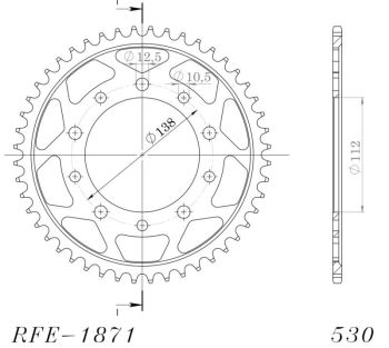 Supersprox / JT Rear sprocket 1871.48