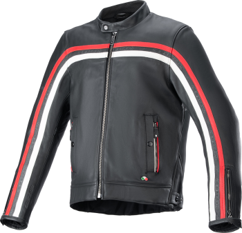 JACKET DYNO BLACK/RED XL