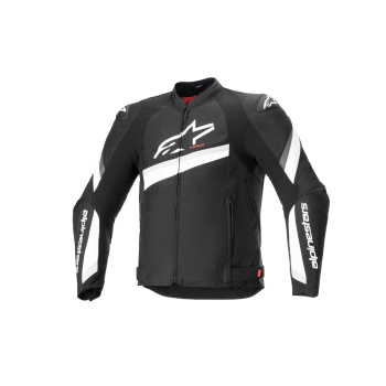 JACKET T-GP+R V4 BLACK/WHT 2X