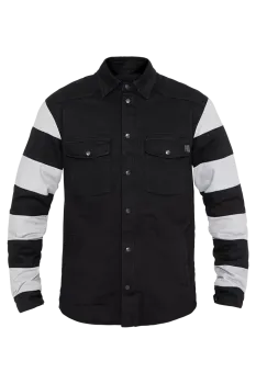 MOTOSHIRT PRISON BK/WH XL