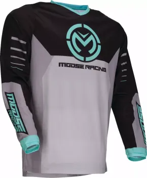 JERSEY QUALIFIER GRAY/TEAL SM