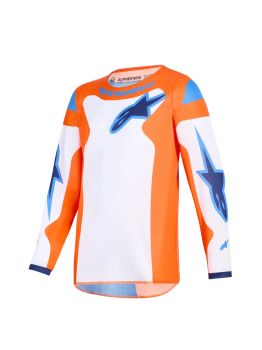 JERSEY YTH FLUID GRID ORAN/BLU
