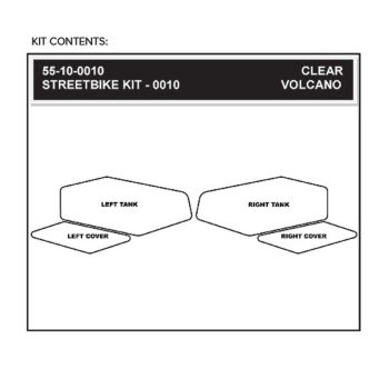 Stompgrip Universal Strips - Volcano : Clear