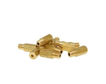 Main Jet, # 90 , Hex, Fits: Keihin / Flat side