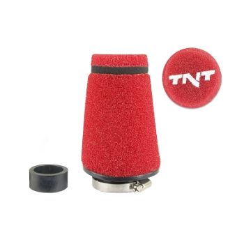TNT Air filter, Speed, Red, Attachment ? 28/35mm, Straight