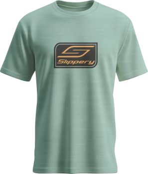 TEE SLIPPERY CREST HEATHER DUS