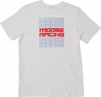 TEE YTH MOOSE RACING REPEAT WH