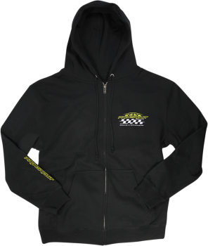 ZIP HOODY RACER BLK XL